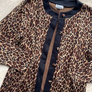 Early 90’s Leopard Cardigan